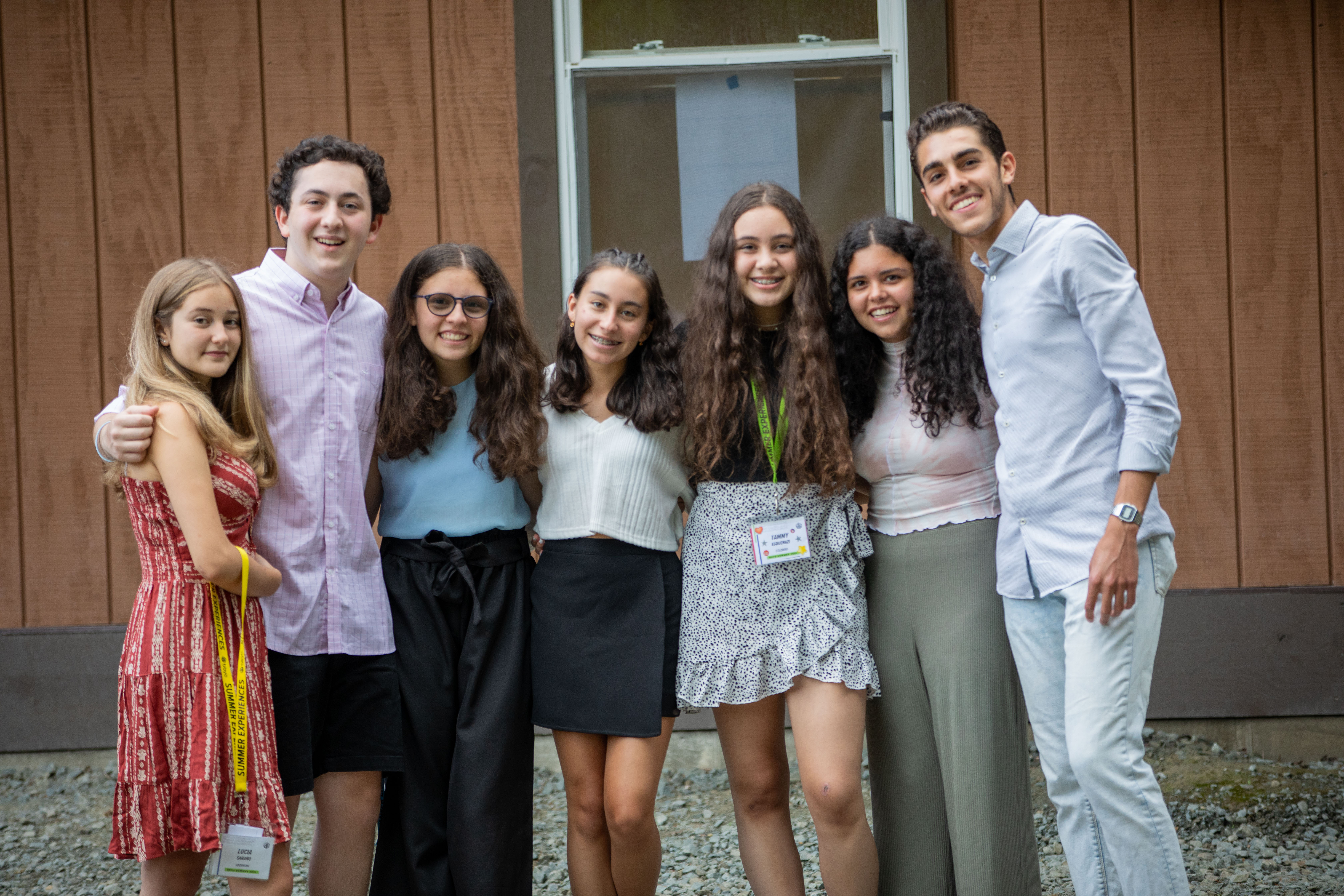 Group of people celebrating on stage