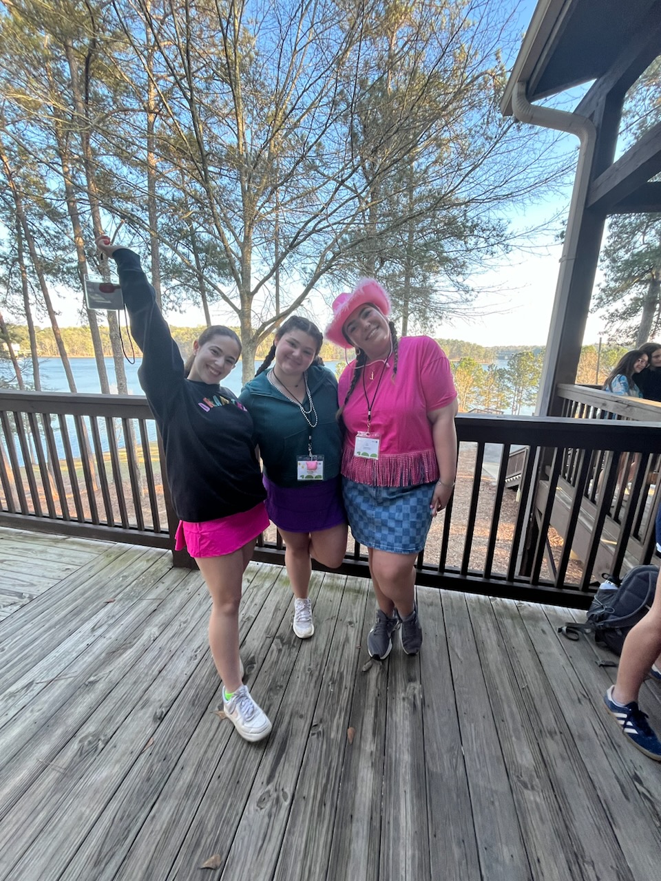 Group of people celebrating on stage