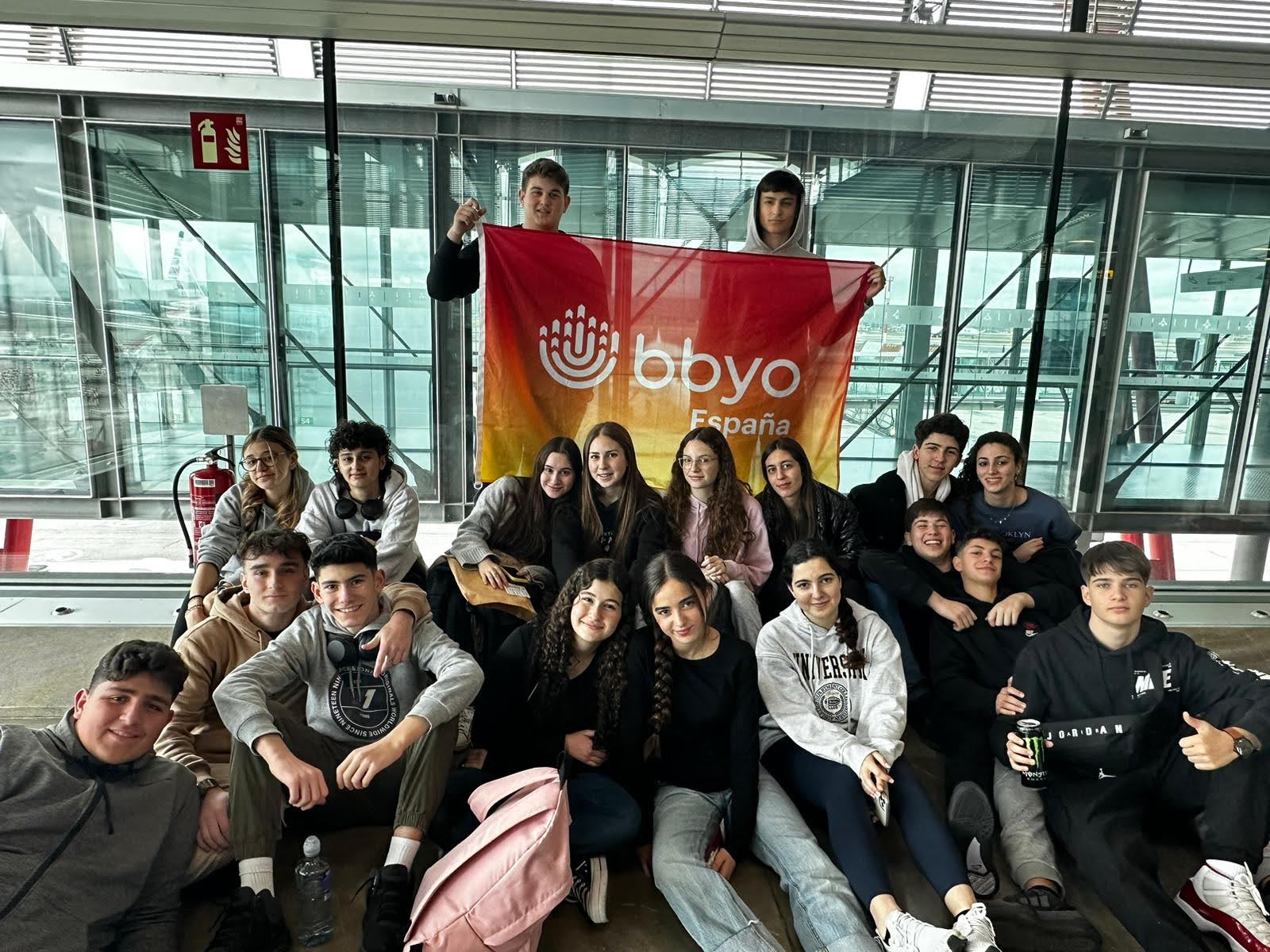Group of people celebrating on stage