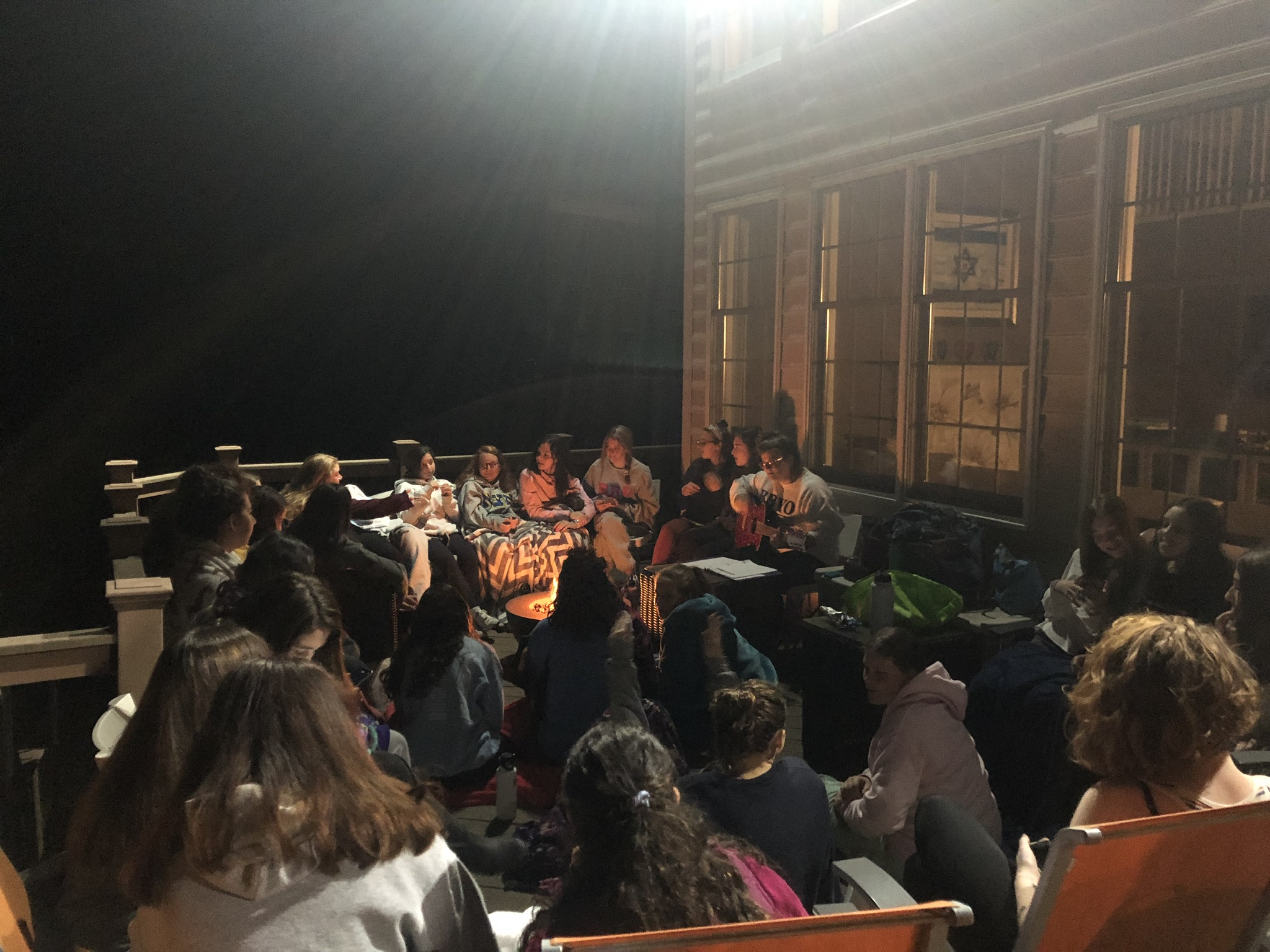 Group of people celebrating on stage