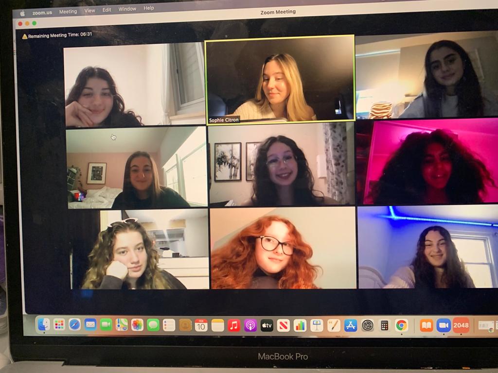 Group of people celebrating on stage