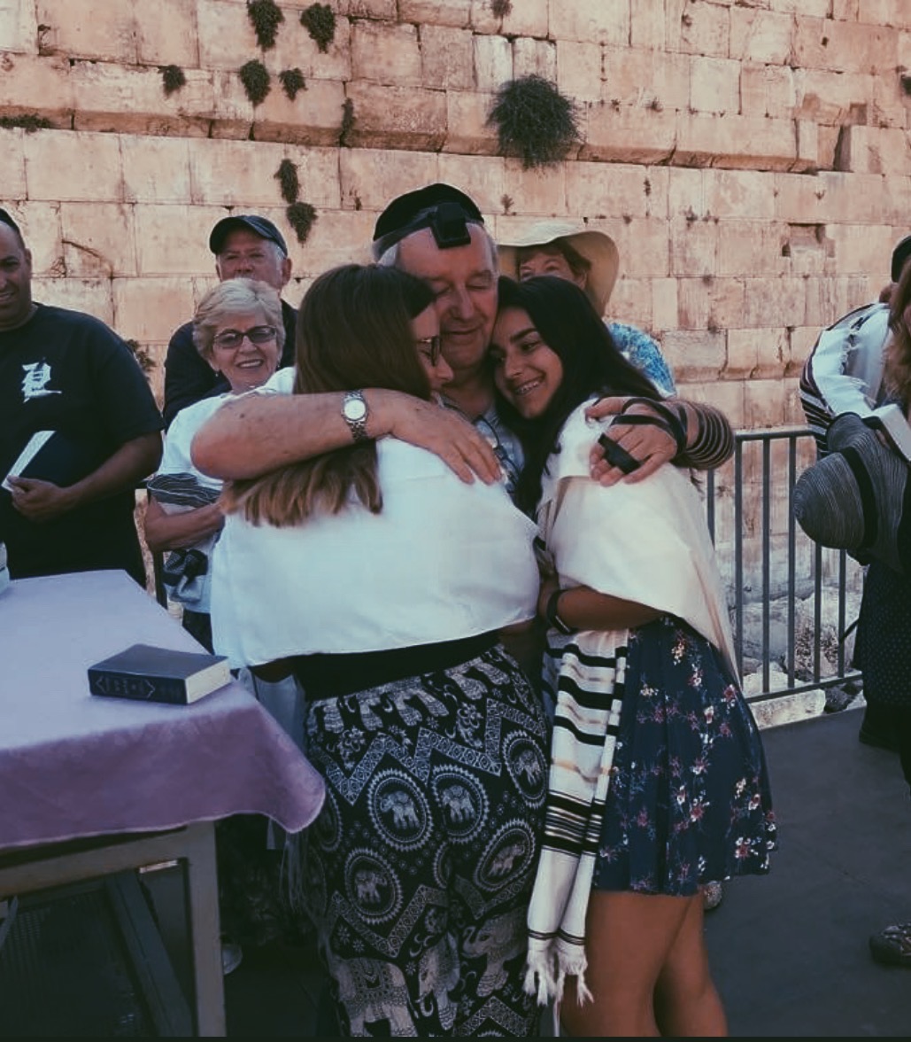 Group of people celebrating on stage
