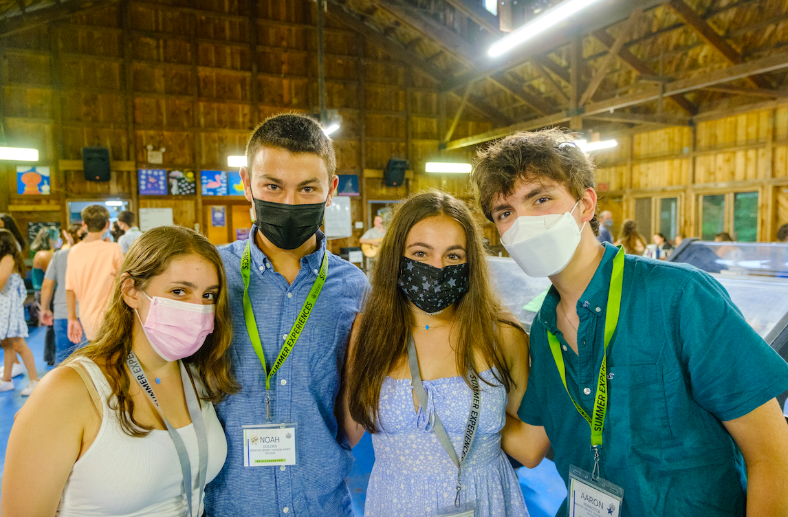Group of people celebrating on stage