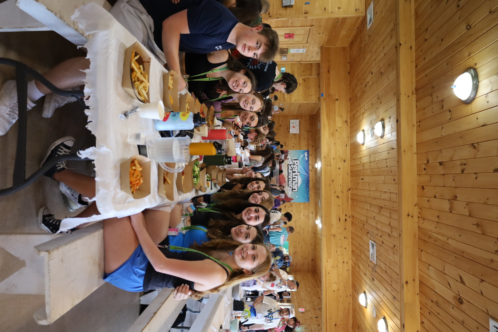 Group of people celebrating on stage