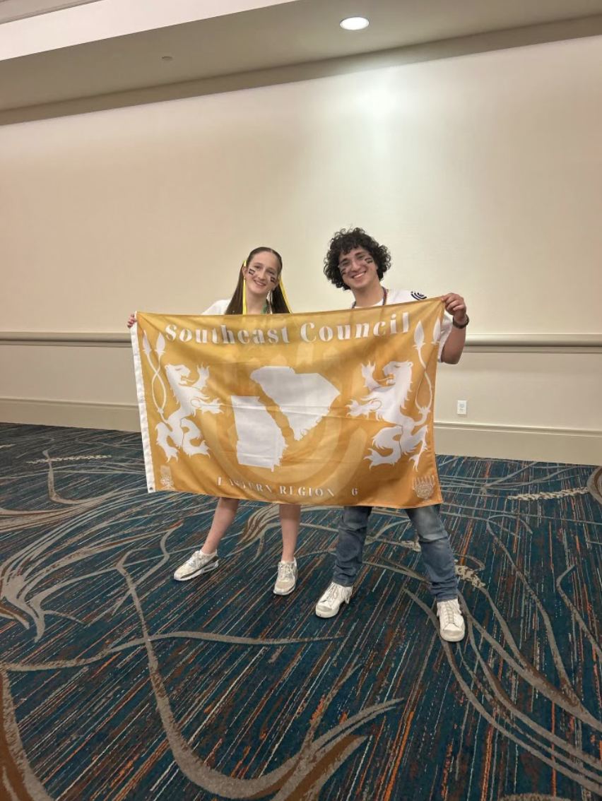 Group of people celebrating on stage