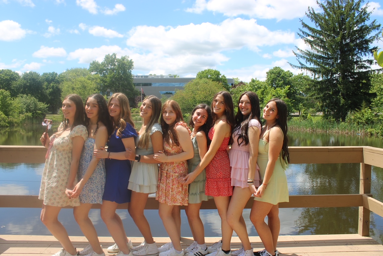 Group of people celebrating on stage
