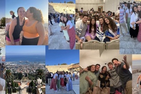 Group of people celebrating on stage