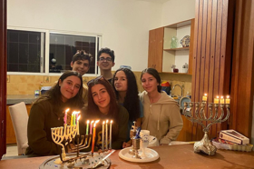 Group of people celebrating on stage