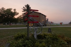 Group of people celebrating on stage