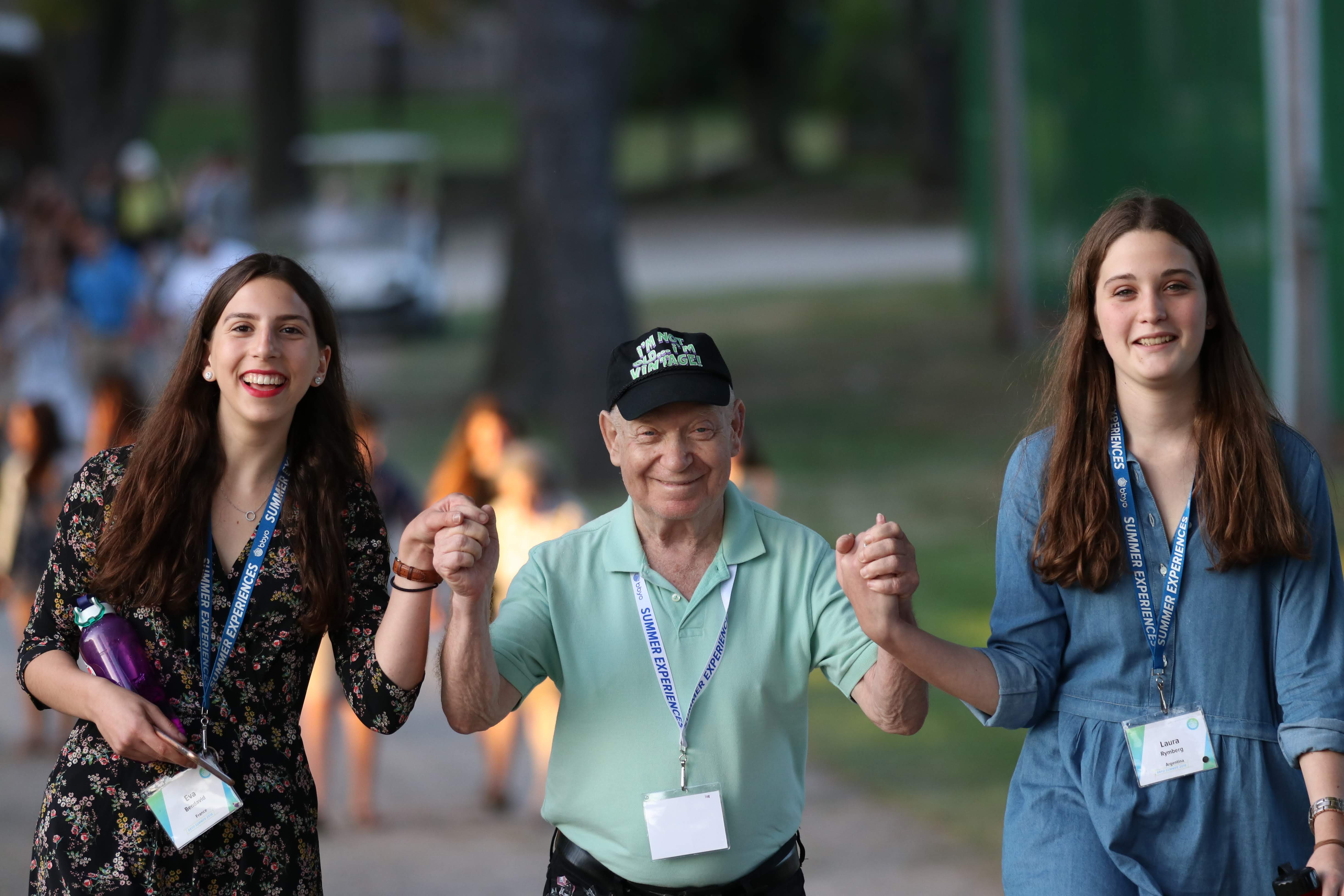 Group of people celebrating on stage