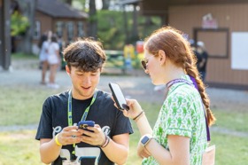 Group of people celebrating on stage