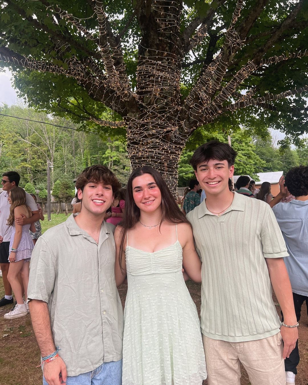 Group of people celebrating on stage