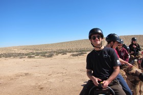 Group of people celebrating on stage