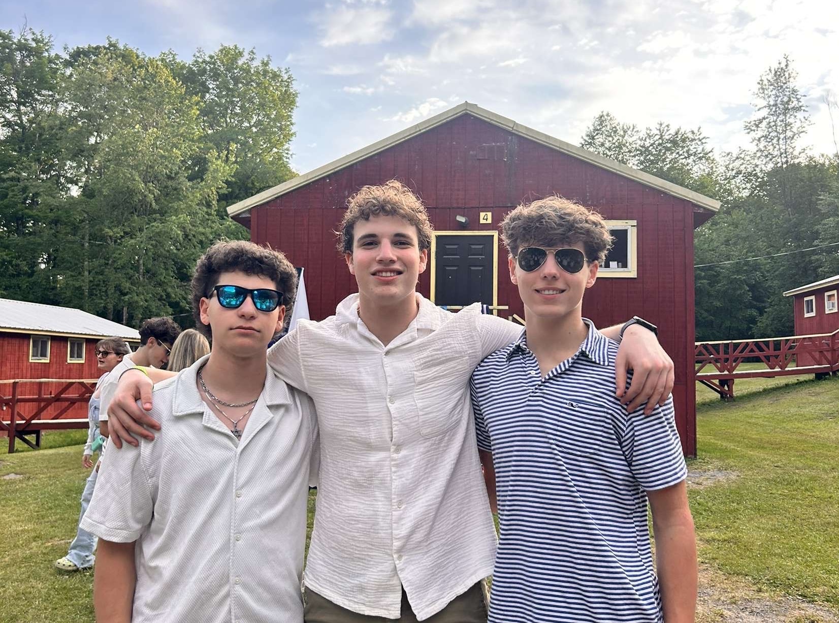 Group of people celebrating on stage