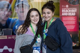 Group of people celebrating on stage