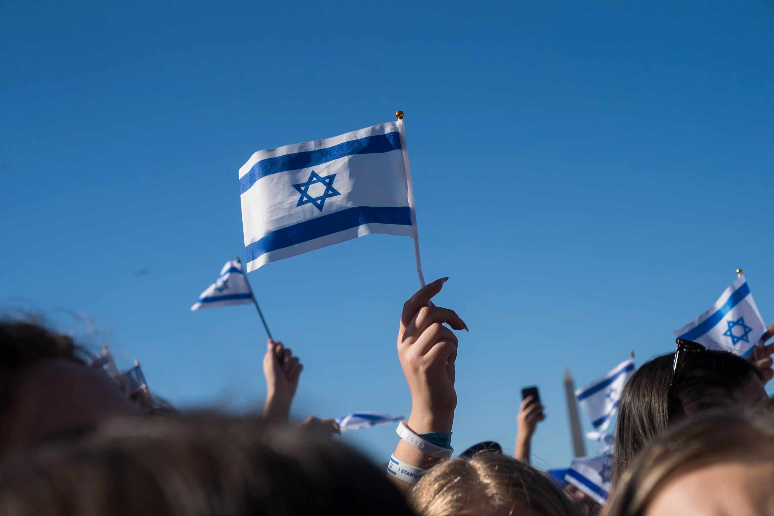 Group of people celebrating on stage