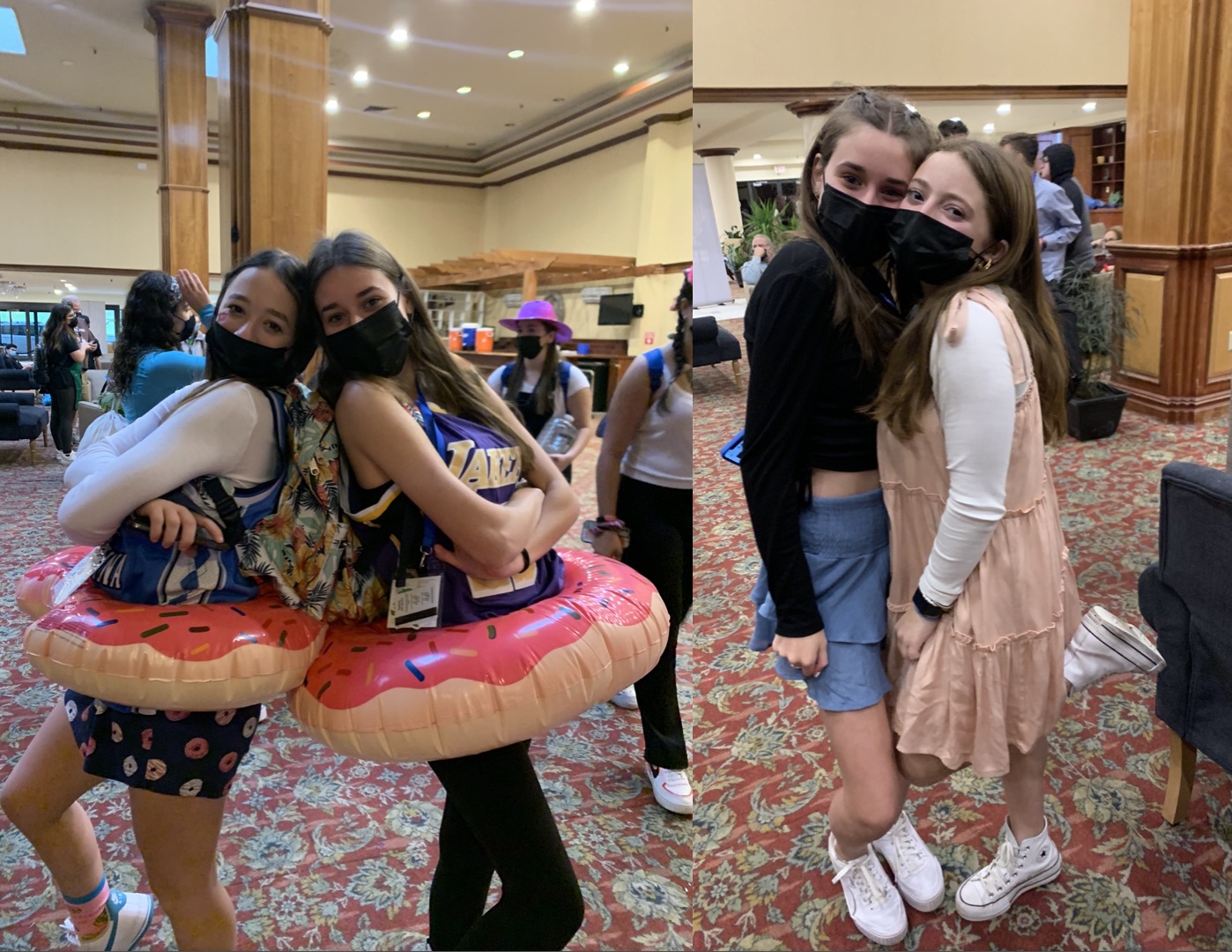 Group of people celebrating on stage