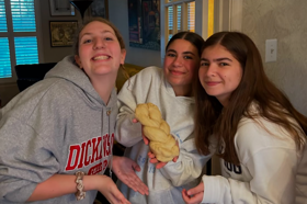 Group of people celebrating on stage