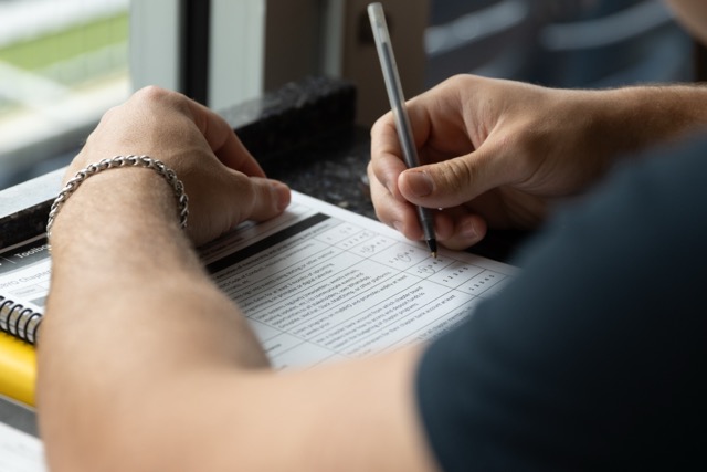 Group of people celebrating on stage