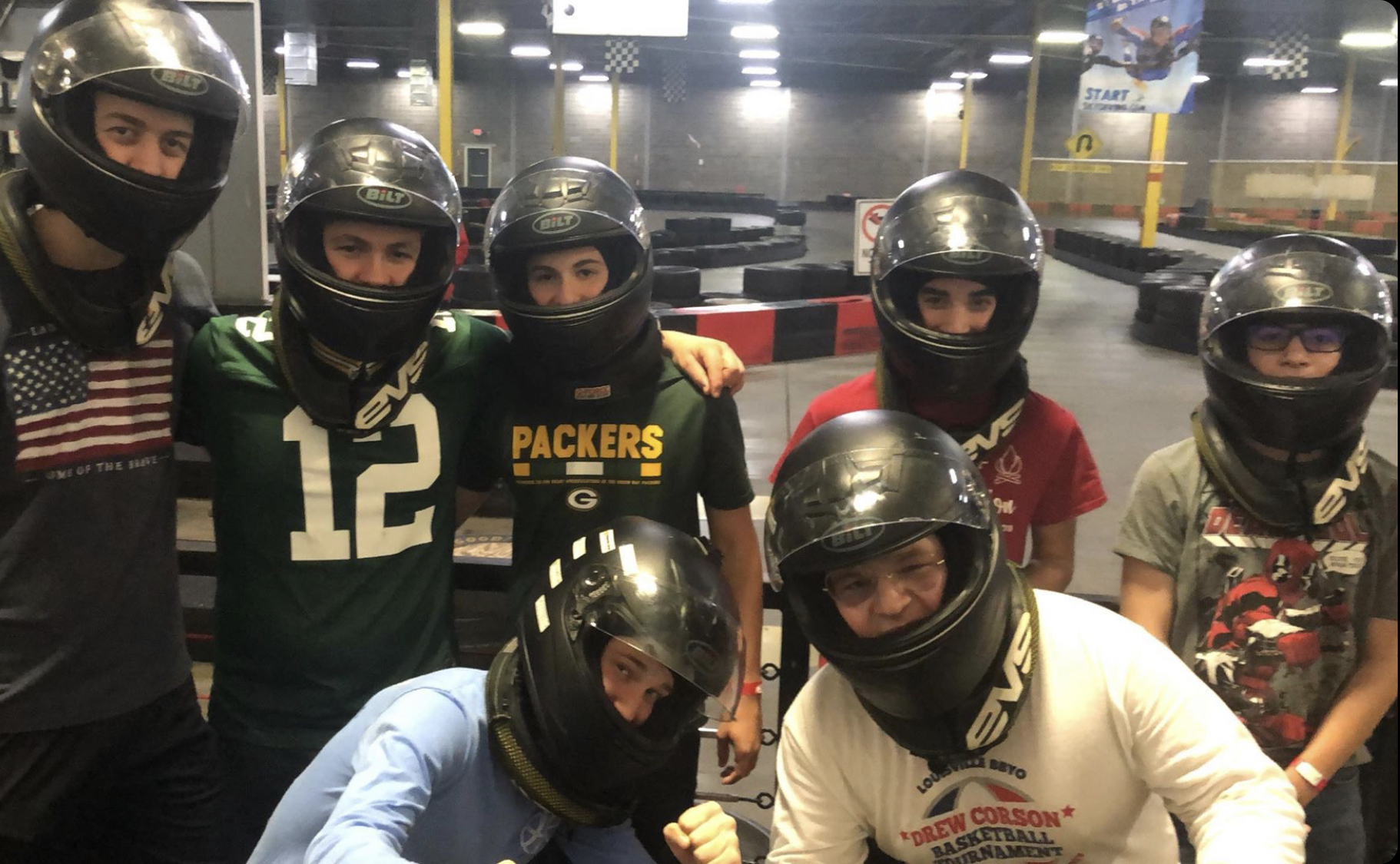 Group of people celebrating on stage