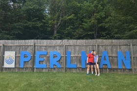 Group of people celebrating on stage