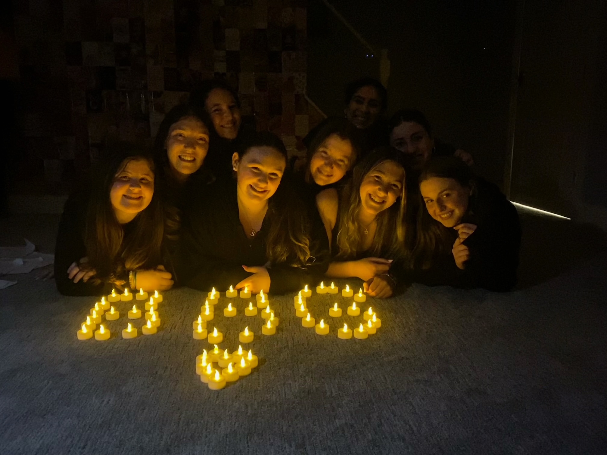 Group of people celebrating on stage