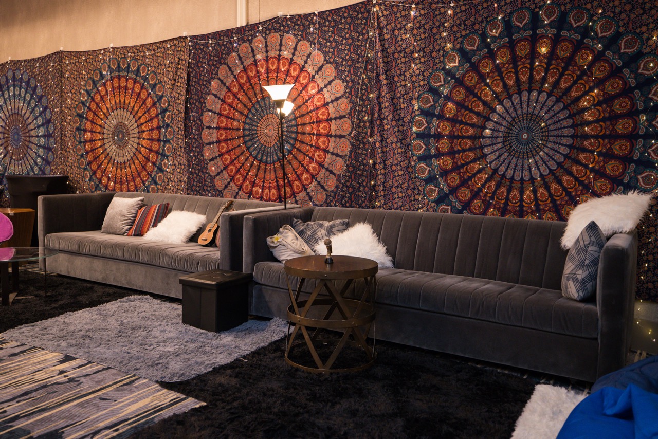 Group of people celebrating on stage