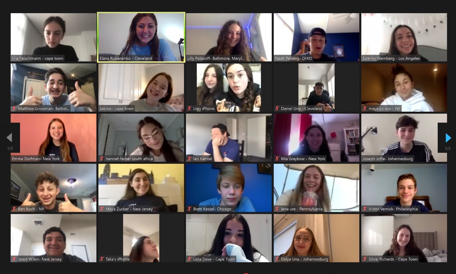 Group of people celebrating on stage