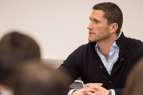 Group of people celebrating on stage