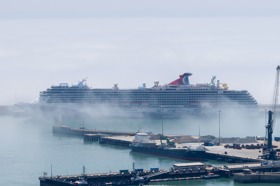 Group of people celebrating on stage