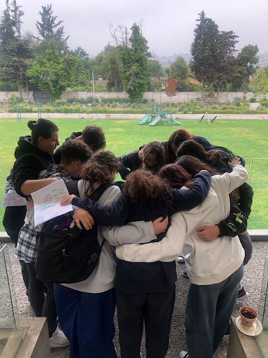 Group of people celebrating on stage