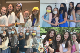 Group of people celebrating on stage