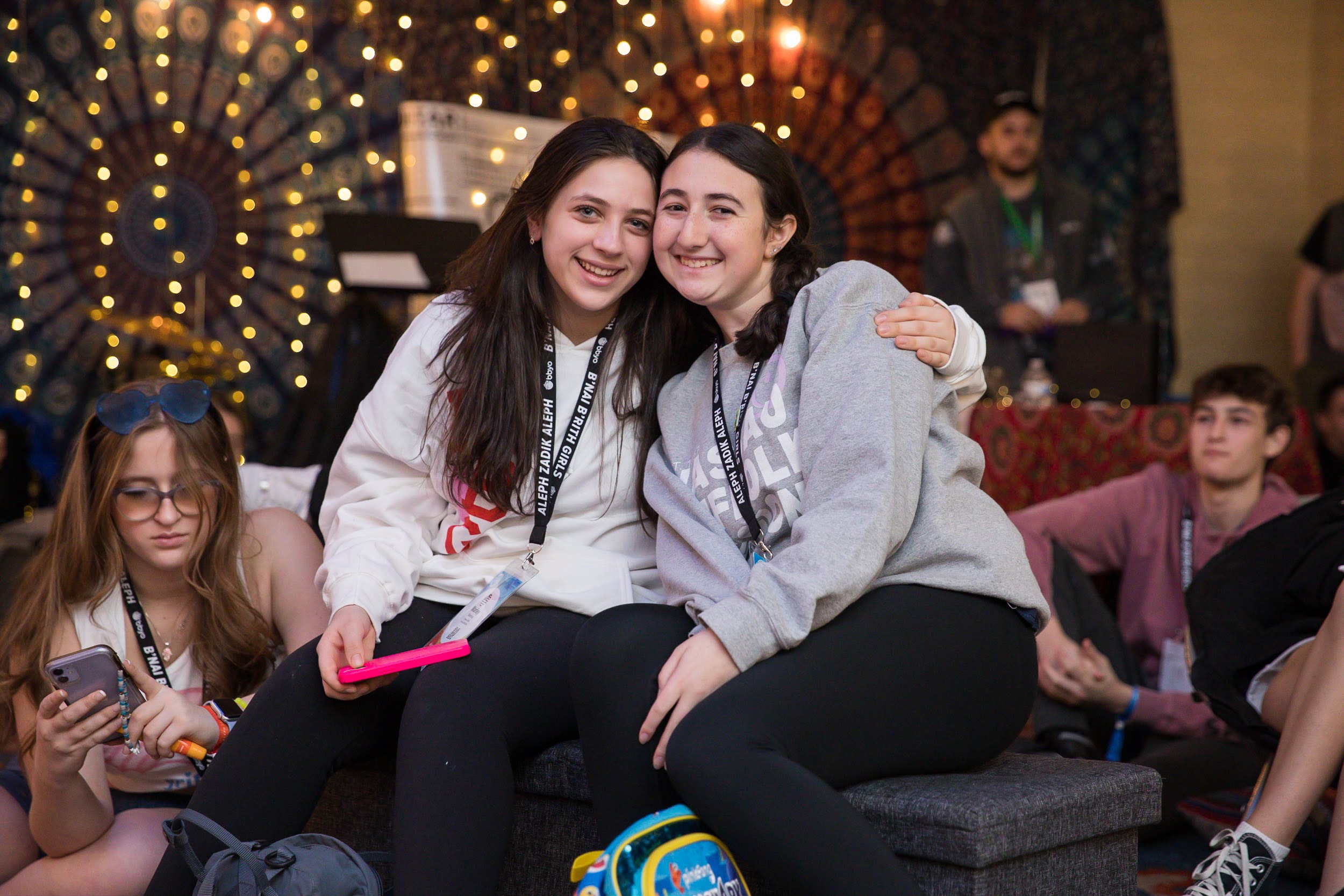 Group of people celebrating on stage