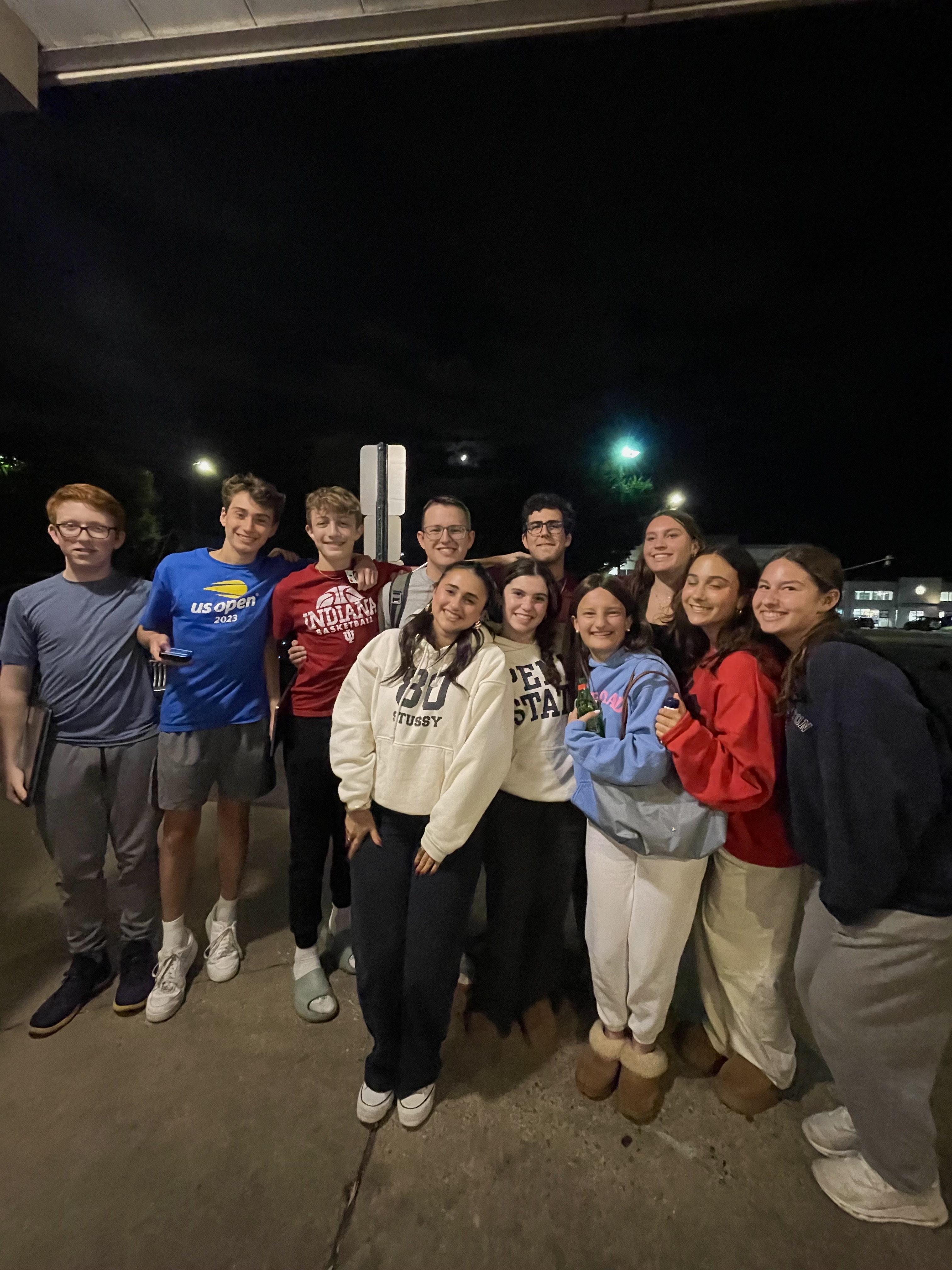 Group of people celebrating on stage